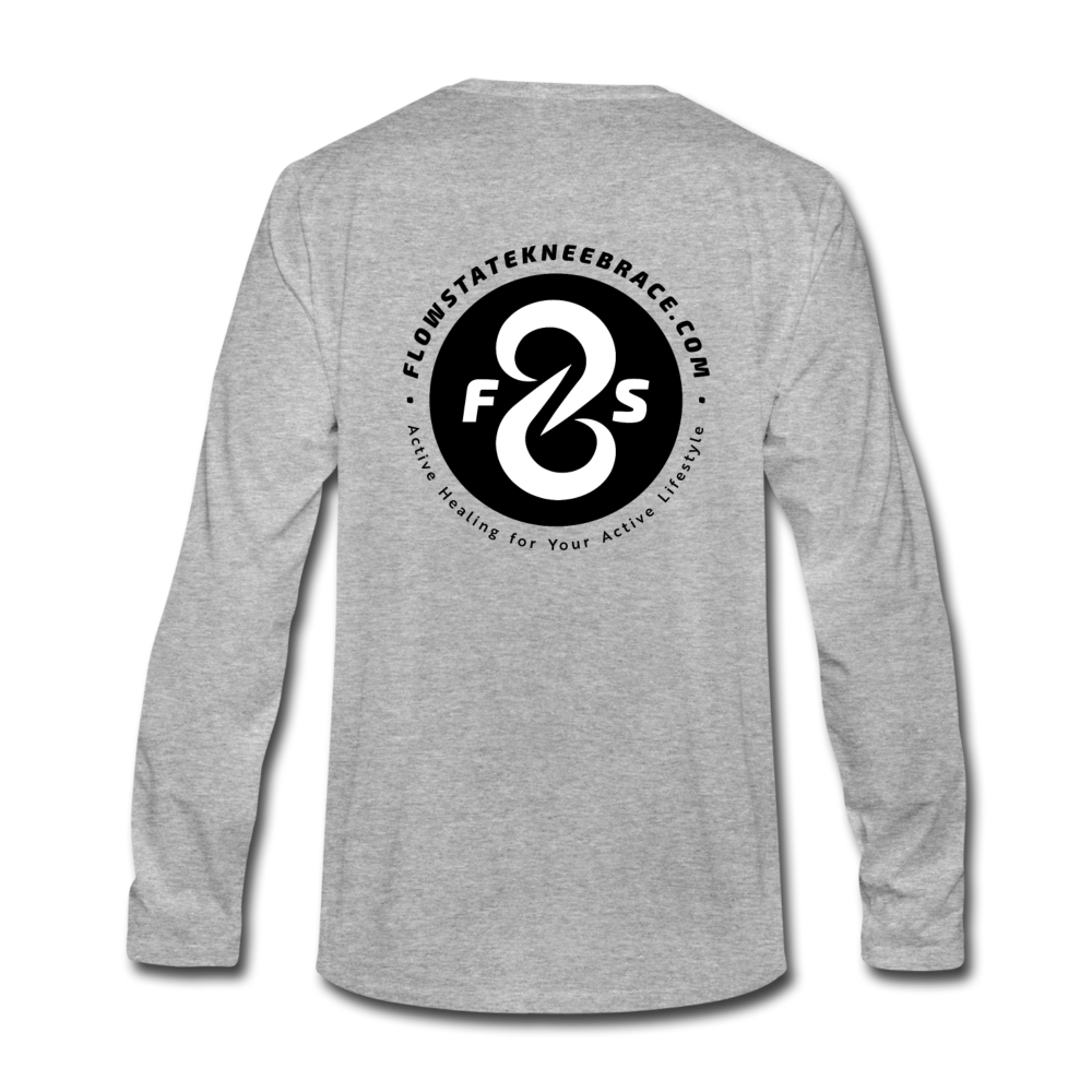 FlowState Premium Long Sleeve T-Shirt - heather gray