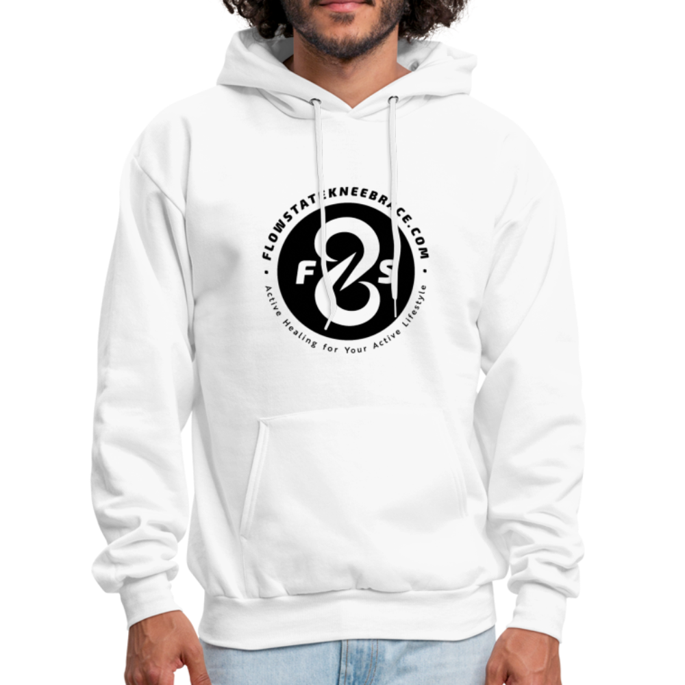 FlowState Premium Men's Hoodie - white