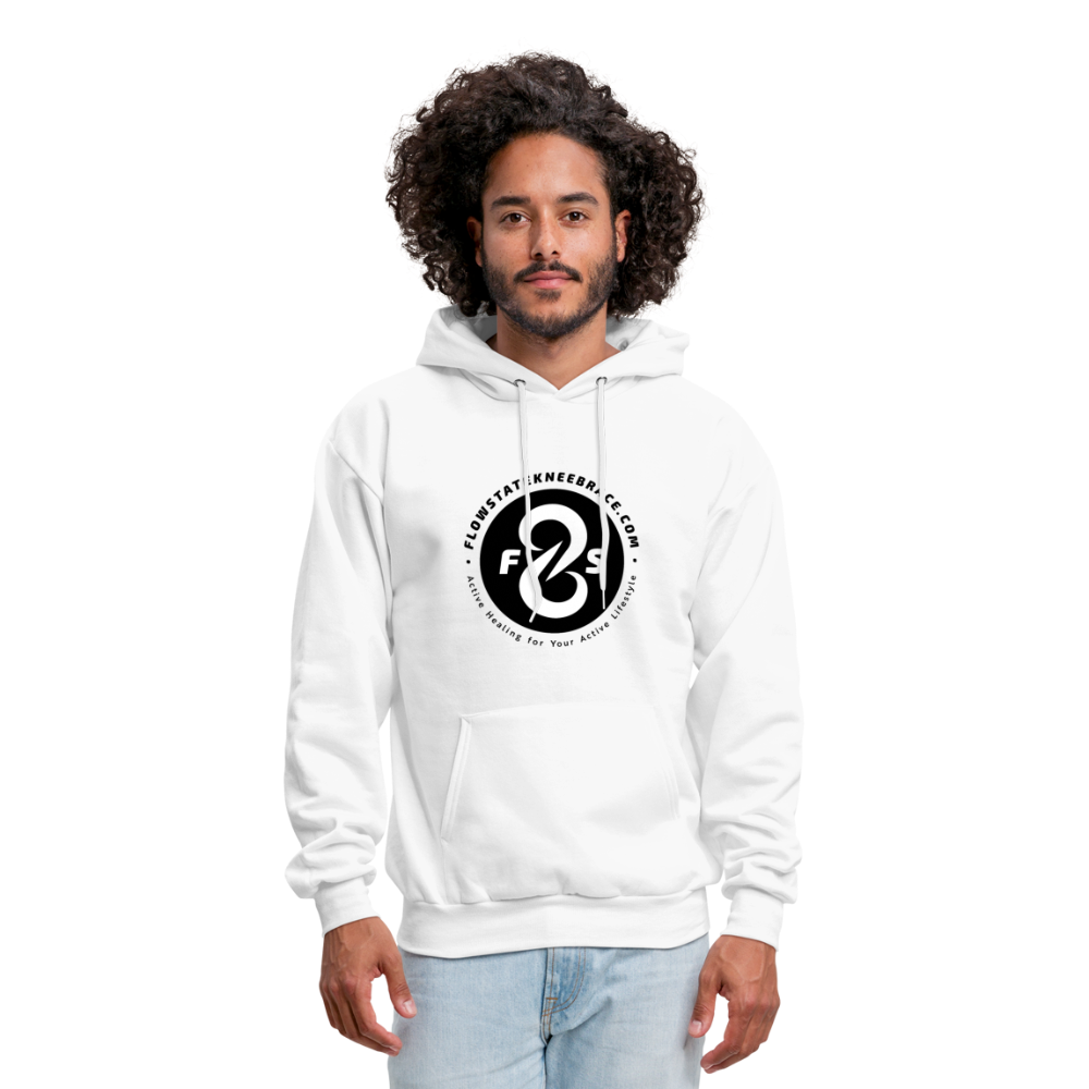 FlowState Premium Men's Hoodie - white