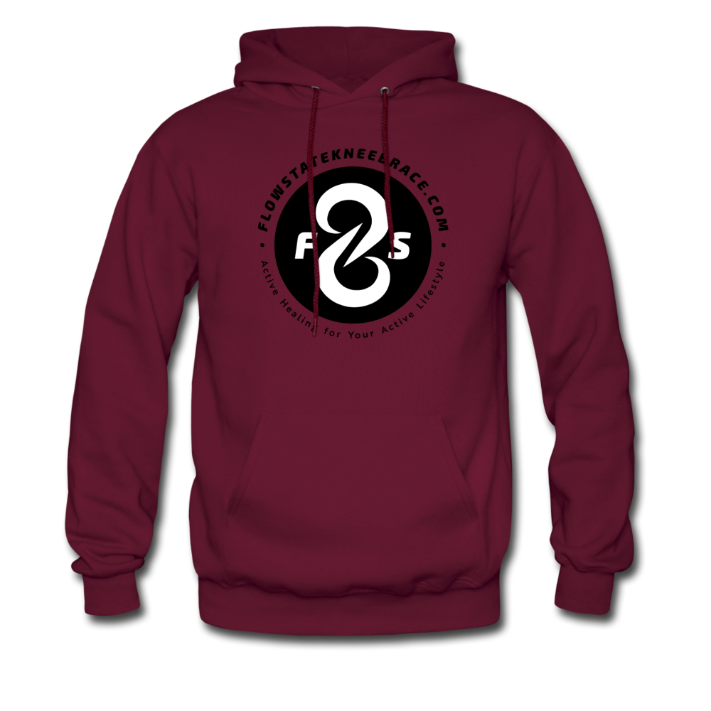 FlowState Premium Men's Hoodie - burgundy