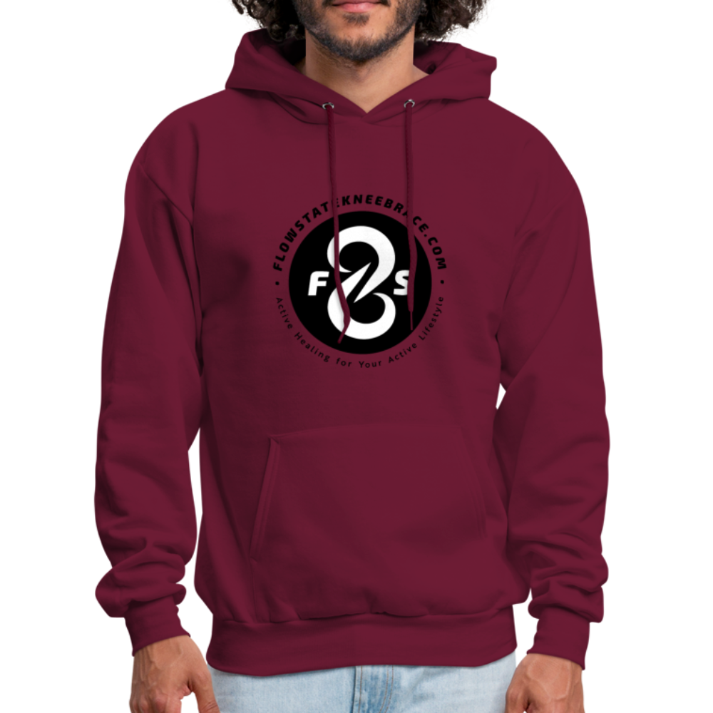 FlowState Premium Men's Hoodie - burgundy