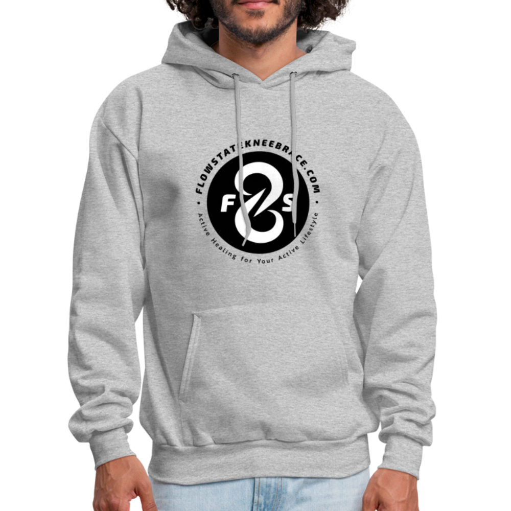 FlowState Premium Men's Hoodie - heather gray