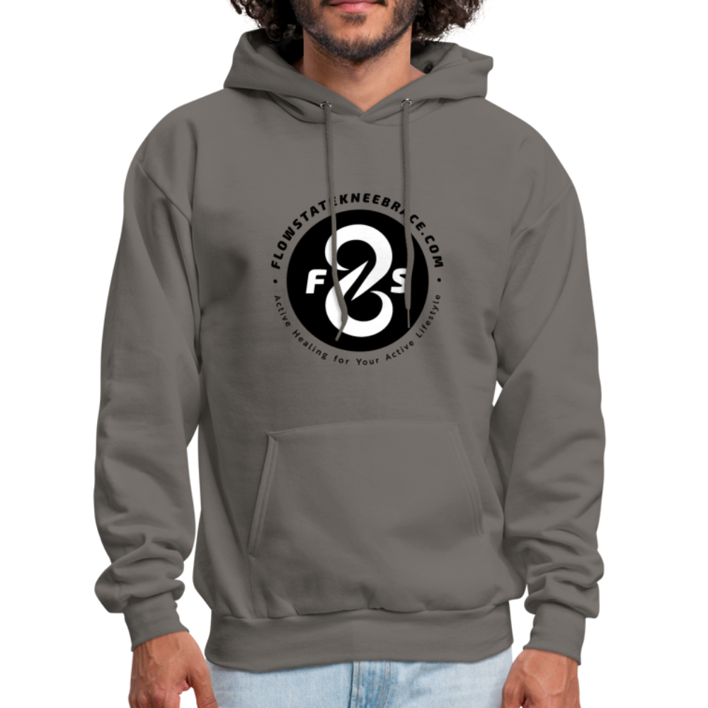 FlowState Premium Men's Hoodie - asphalt gray