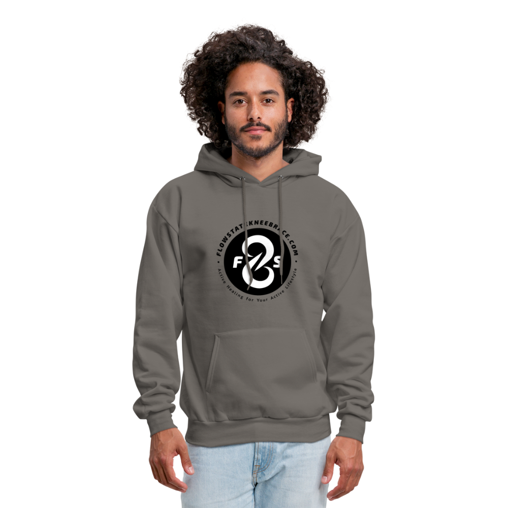 FlowState Premium Men's Hoodie - asphalt gray