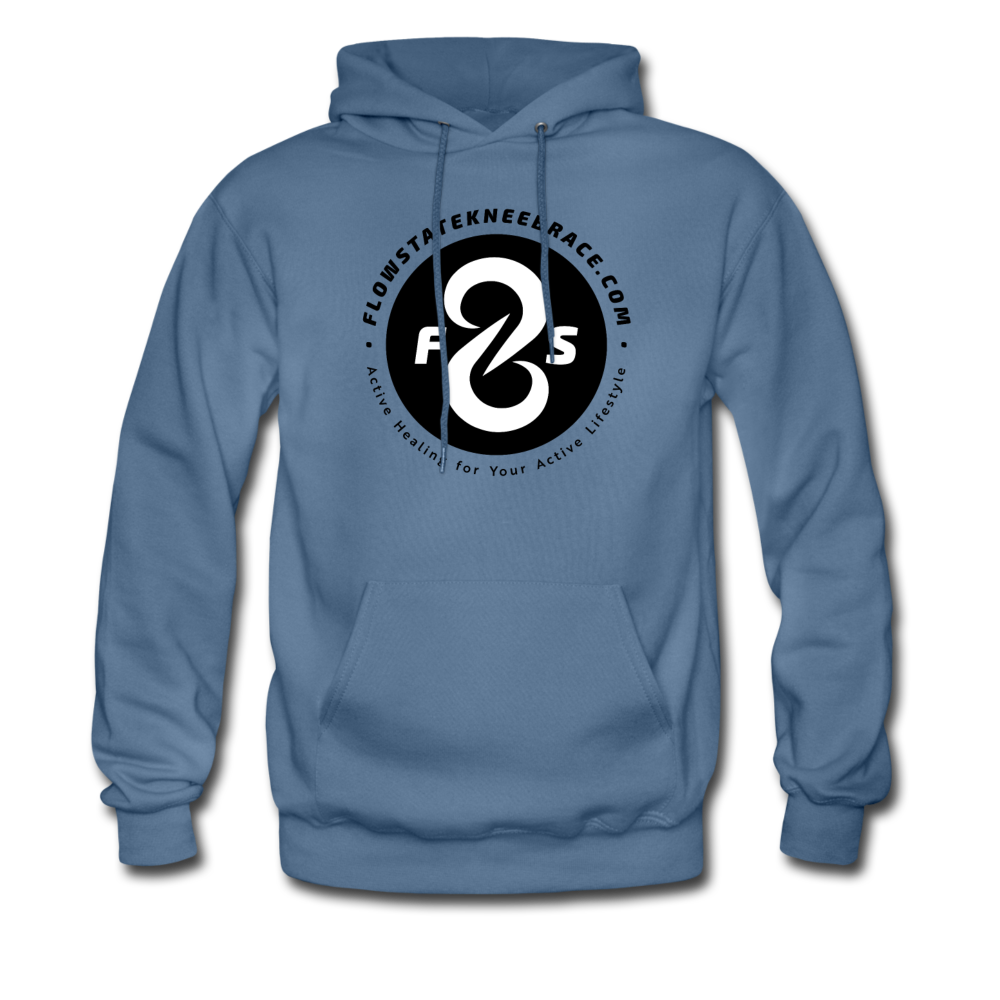 FlowState Premium Men's Hoodie - denim blue