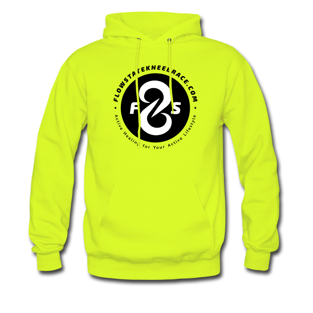 FlowState Premium Men's Hoodie - safety green