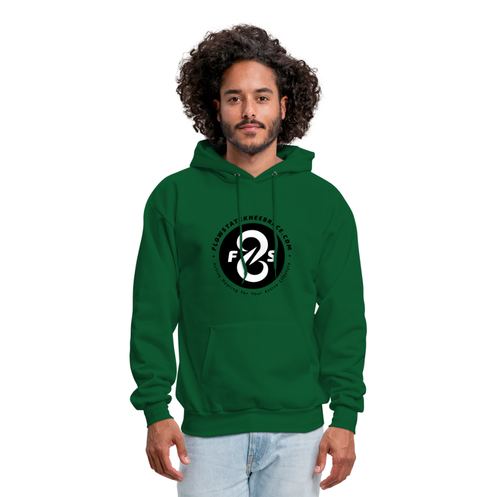 FlowState Premium Men's Hoodie - forest green