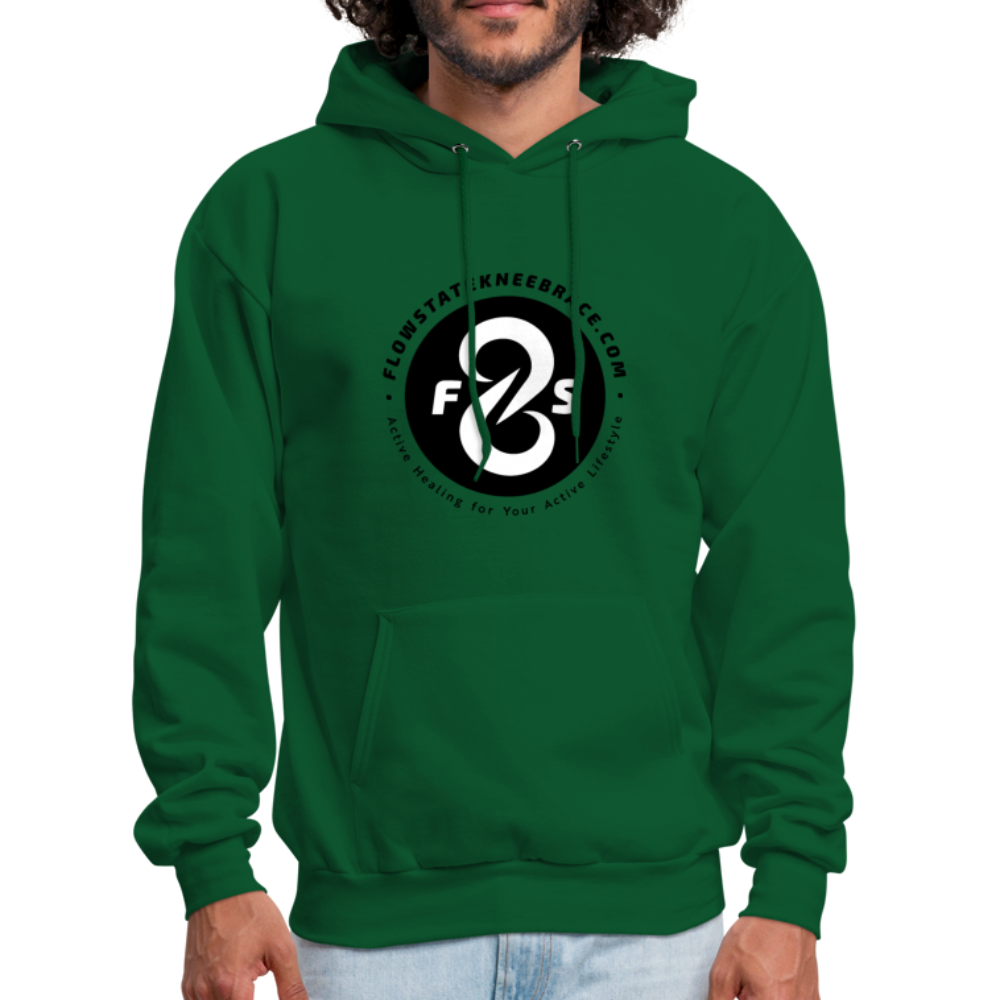 FlowState Premium Men's Hoodie - forest green