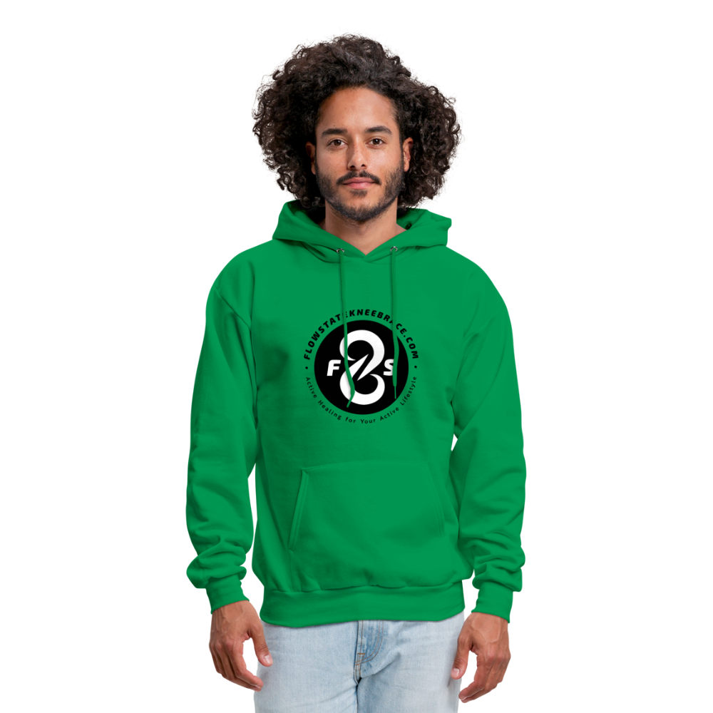FlowState Premium Men's Hoodie - kelly green