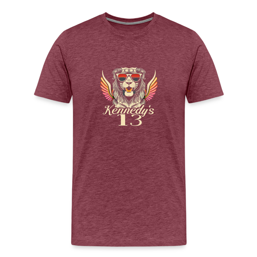 2023 Kennedy's 13 Premium Tee - heather burgundy