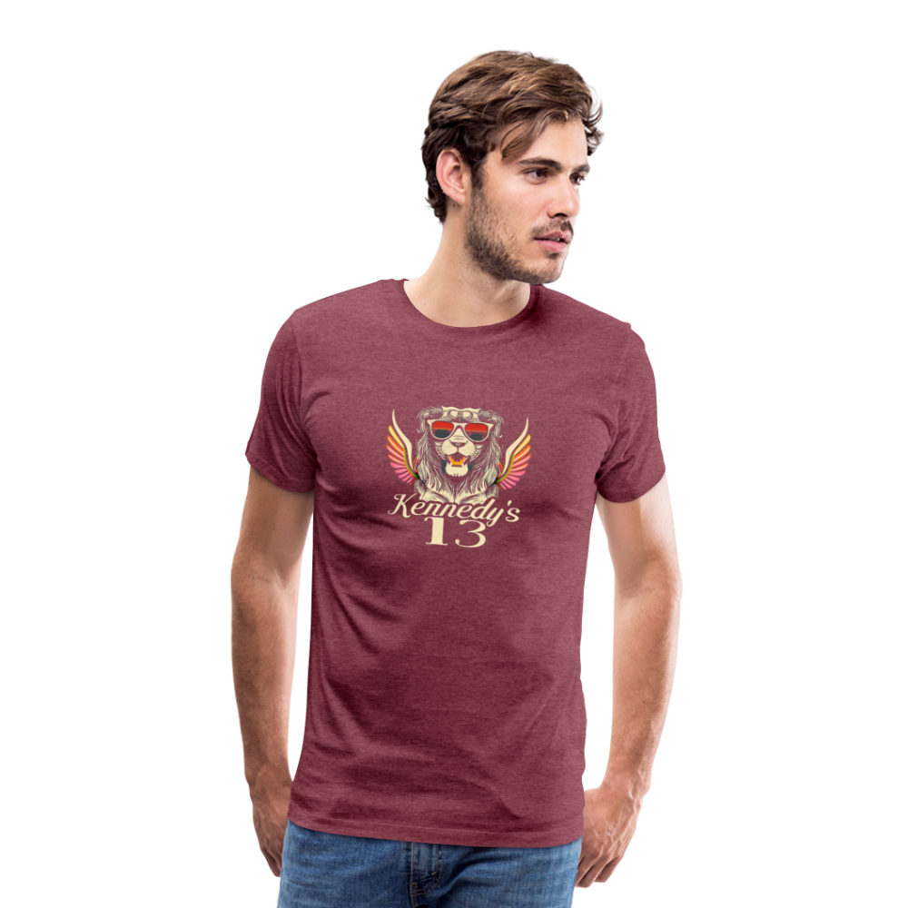 2023 Kennedy's 13 Premium Tee - heather burgundy