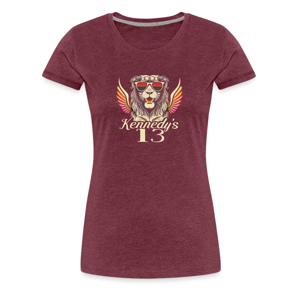 2023 Kennedy's 13 Premium Tee- Woman's - heather burgundy