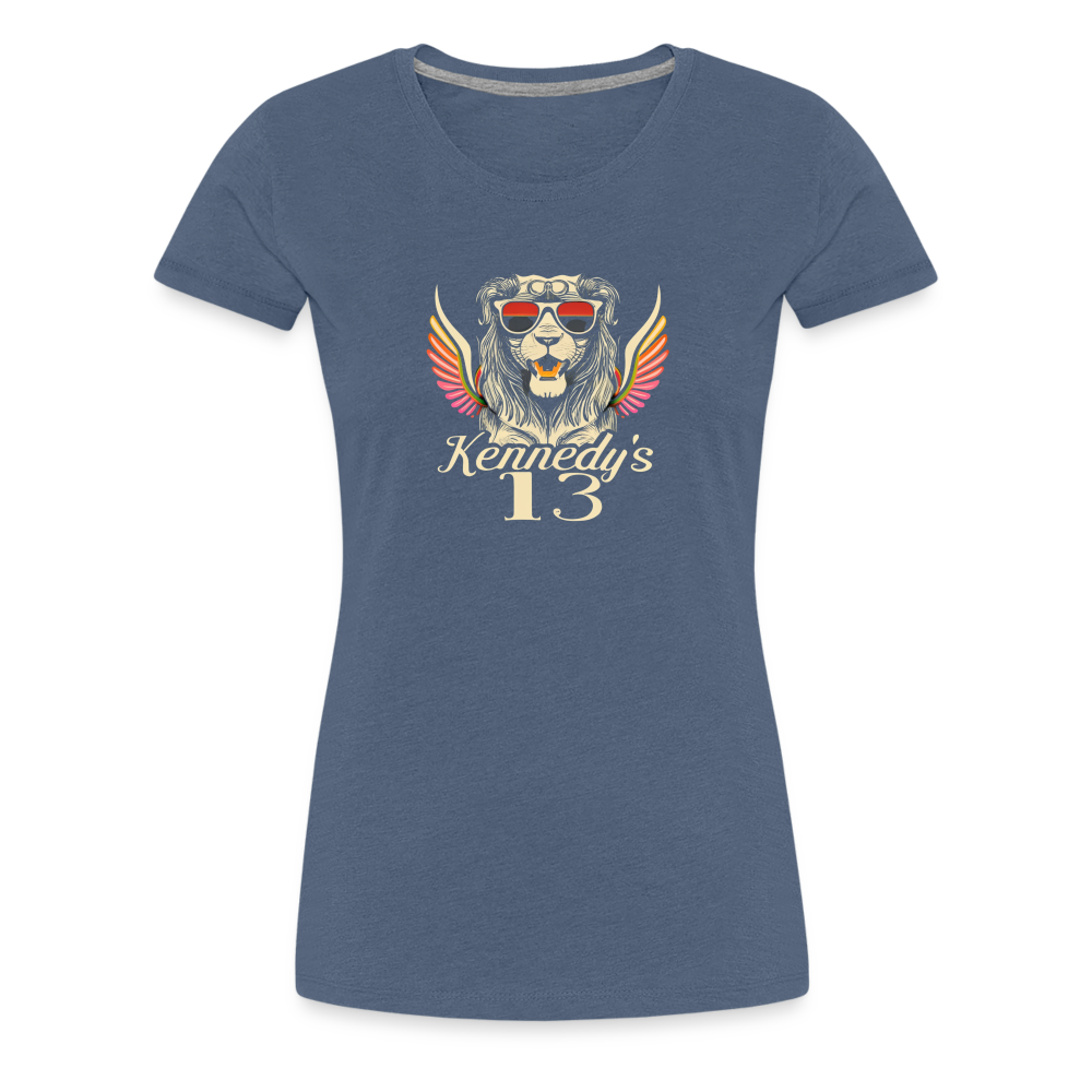 2023 Kennedy's 13 Premium Tee- Woman's - heather blue