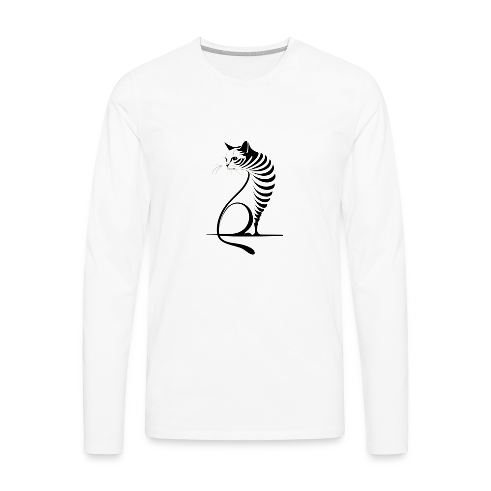 Men's Premium Long Sleeve T-Shirt - white