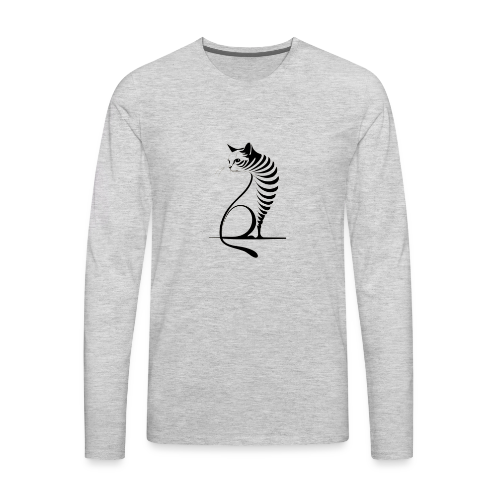 Men's Premium Long Sleeve T-Shirt - heather gray