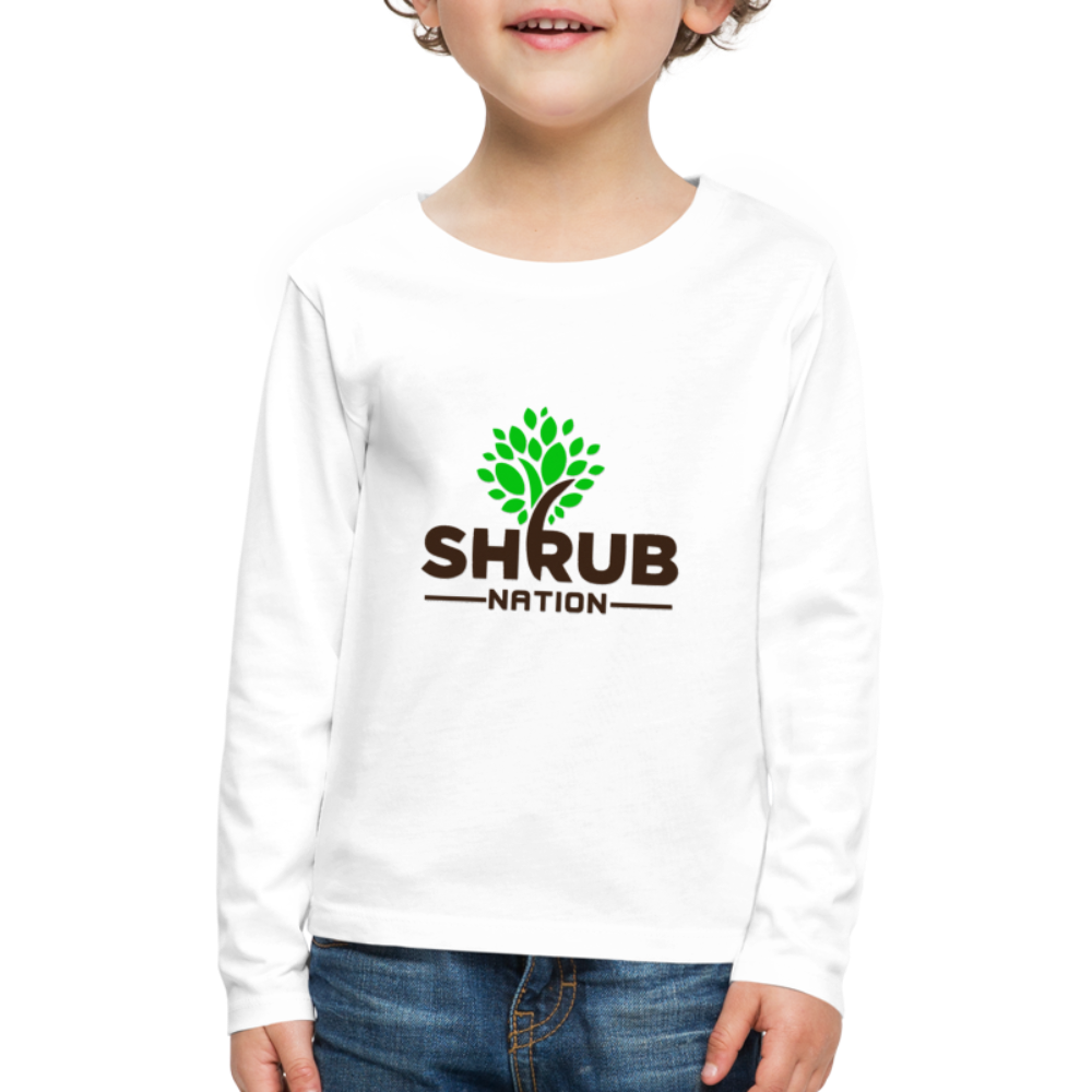 Shrubnation Team Long Sleeve T-Shirt - white