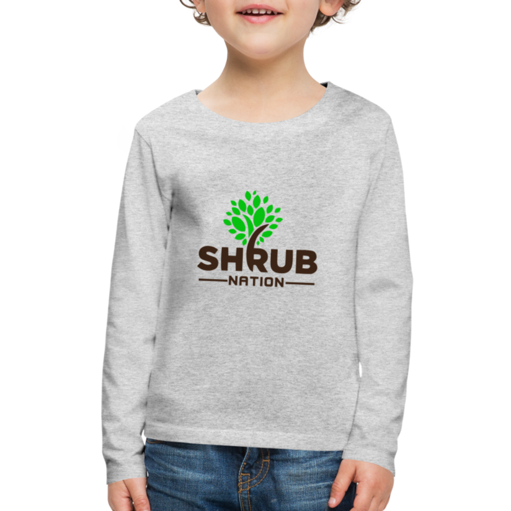 Shrubnation Team Long Sleeve T-Shirt - heather gray