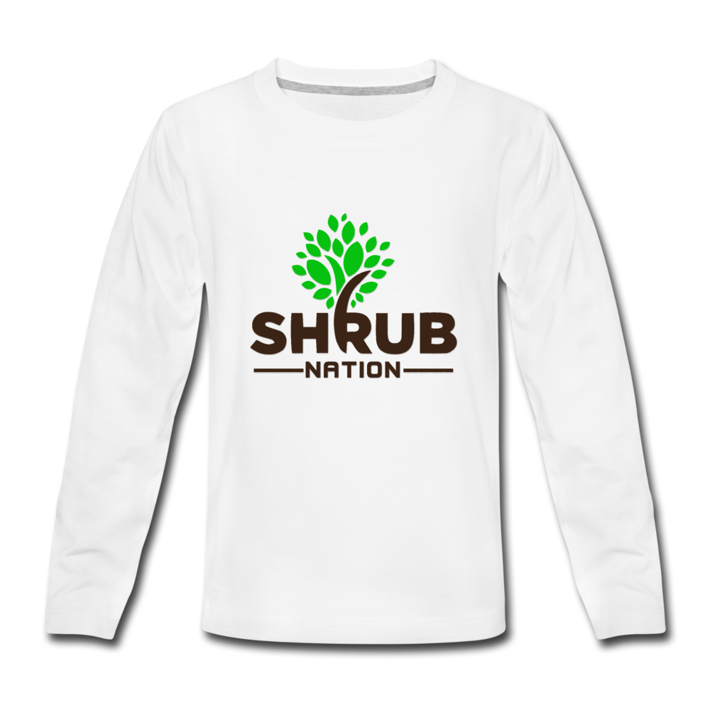 Shrubnation Team Long Sleeve T-Shirt - white