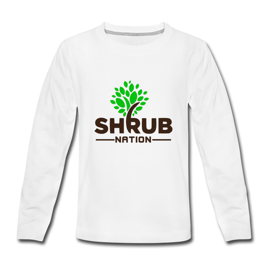 Shrubnation Team Long Sleeve T-Shirt - white