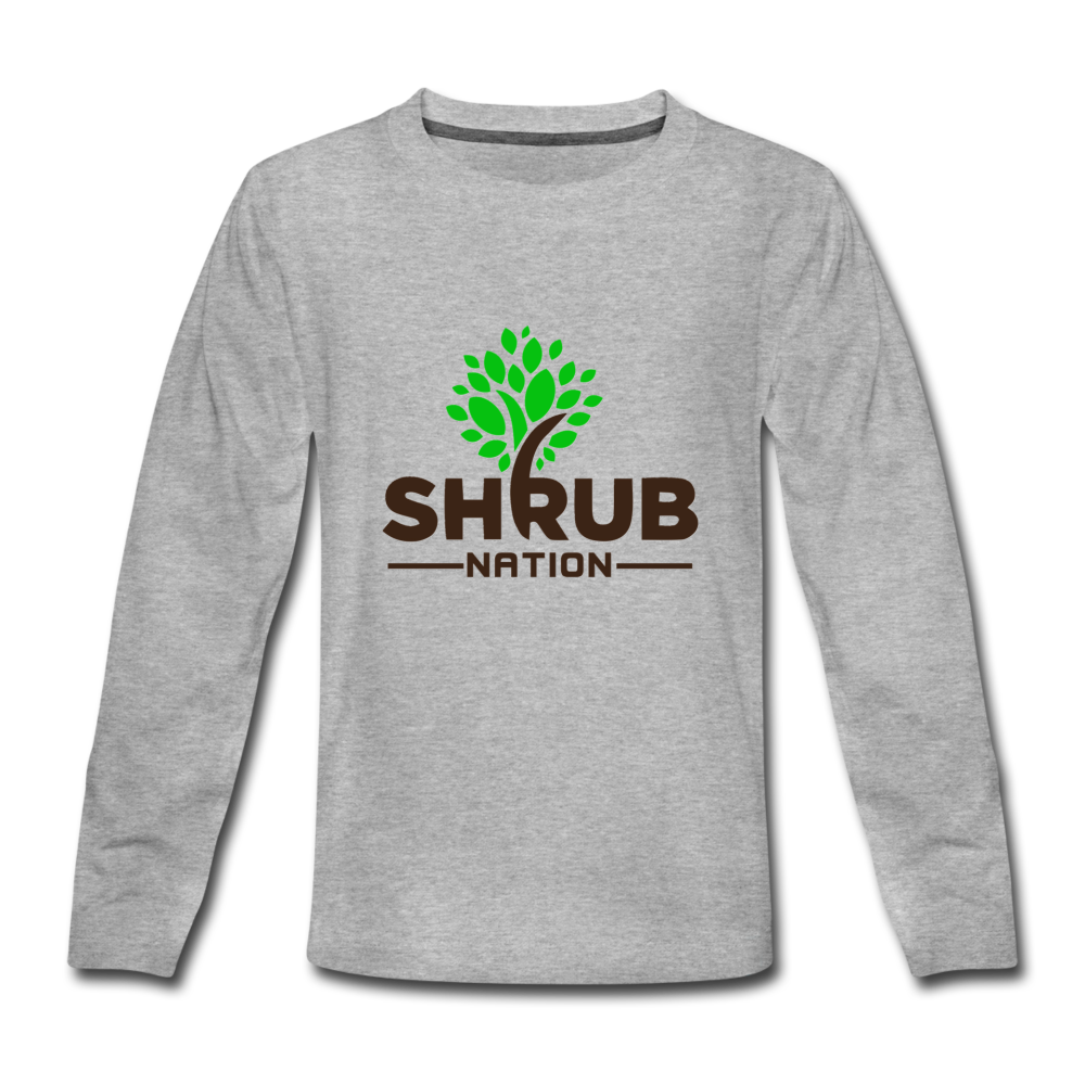 Shrubnation Team Long Sleeve T-Shirt - heather gray