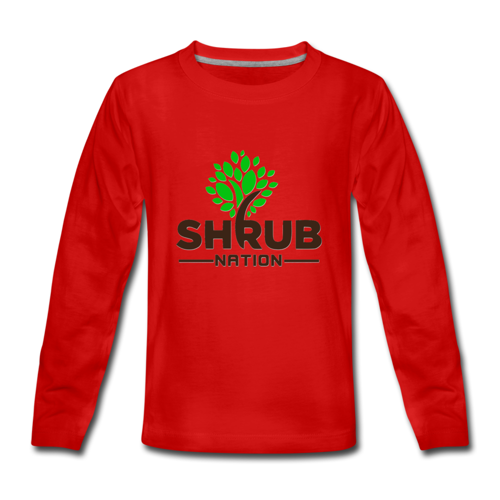 Shrubnation Team Long Sleeve T-Shirt - red