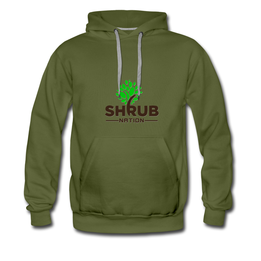 Shrub Nation Men’s Premium Hoodie - olive green