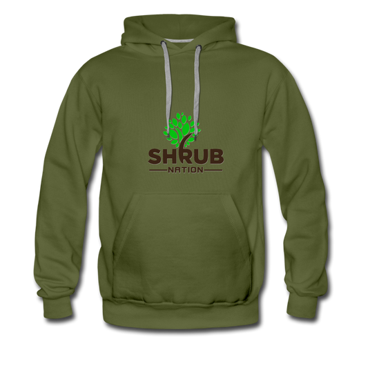 Shrub Nation Men’s Premium Hoodie - olive green