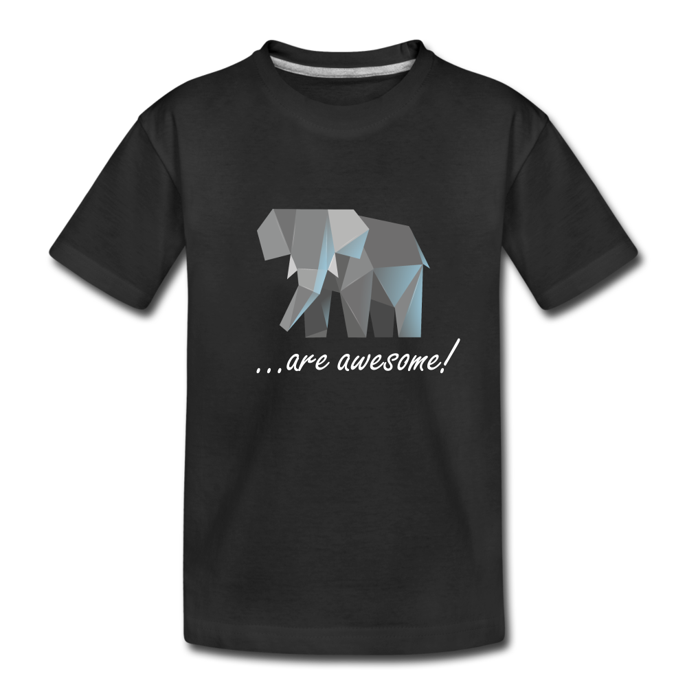 Awesome Sauce! Elephant Kids' Premium T-Shirt - black