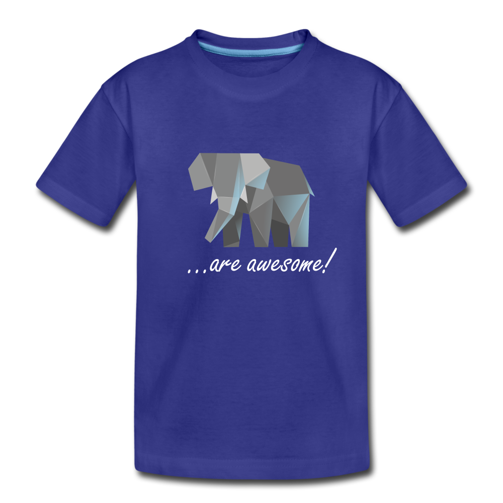 Awesome Sauce! Elephant Kids' Premium T-Shirt - royal blue