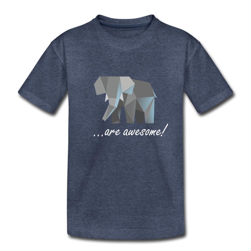 Awesome Sauce! Elephant Kids' Premium T-Shirt - heather blue