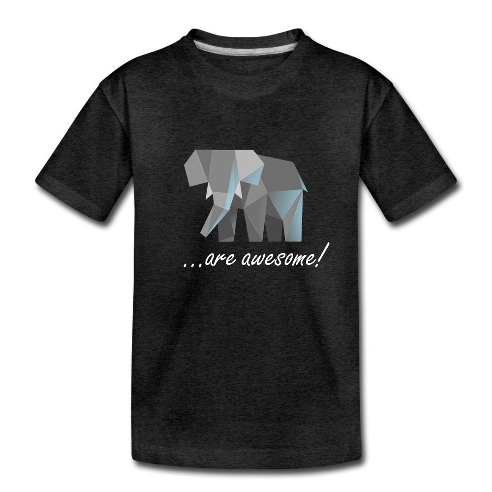 Awesome Sauce! Elephant Kids' Premium T-Shirt - charcoal gray