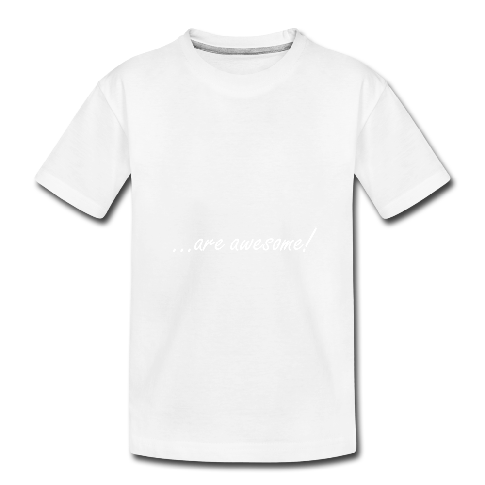 Awesome Sauce! Pangolin Kids' Premium T-Shirt - white