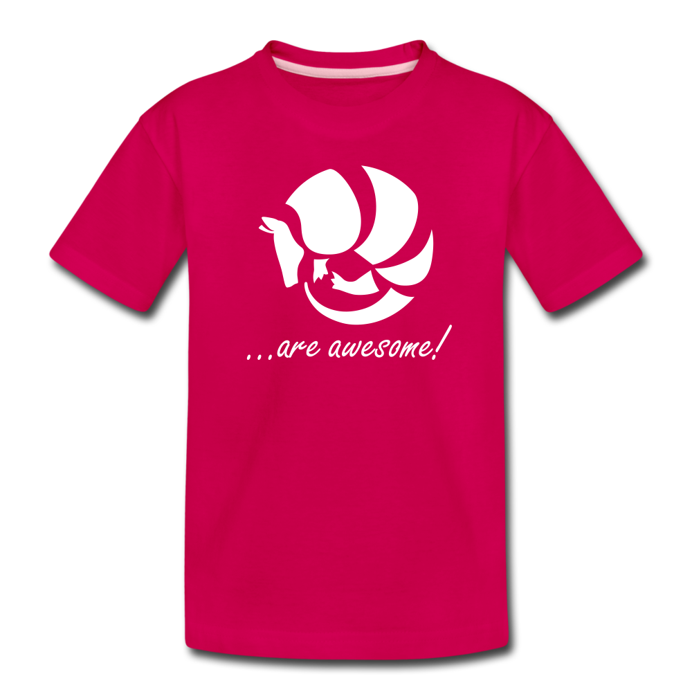 Awesome Sauce! Pangolin Kids' Premium T-Shirt - dark pink