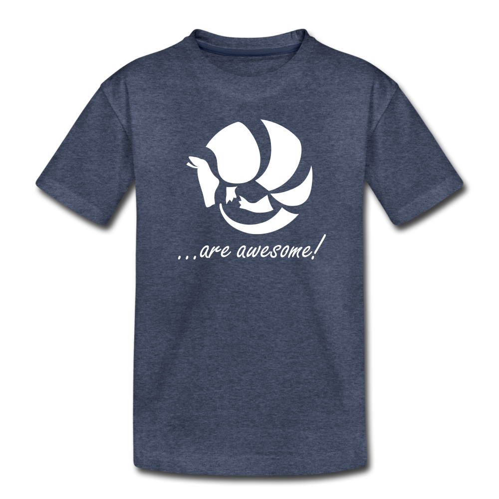 Awesome Sauce! Pangolin Kids' Premium T-Shirt - heather blue