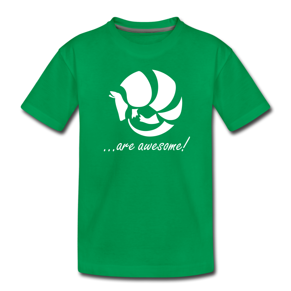 Awesome Sauce! Pangolin Kids' Premium T-Shirt - kelly green