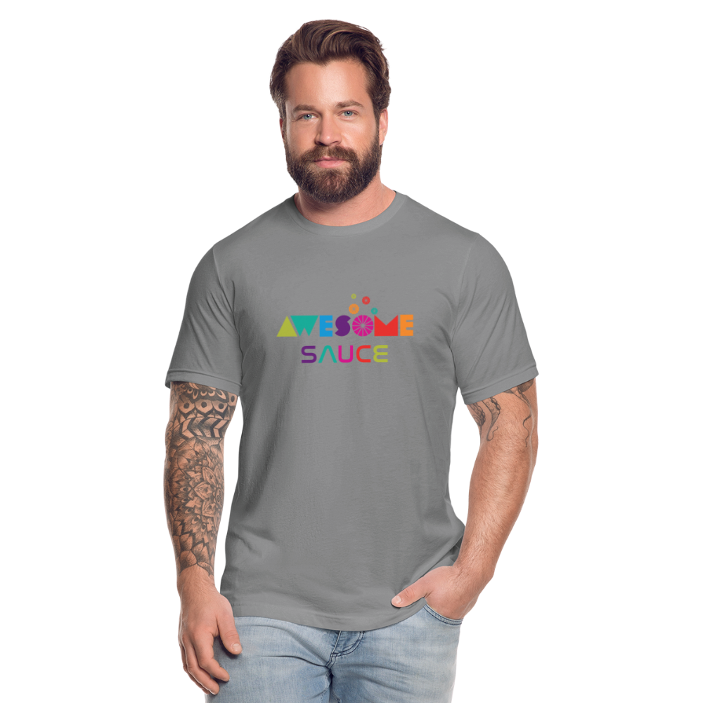 Awesome Sauce! Premium Adult T-Shirt by Bella + Canvas - slate