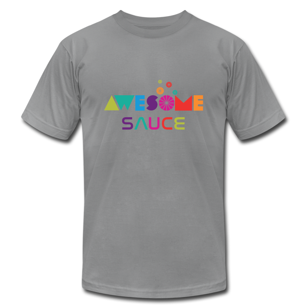 Awesome Sauce! Premium Adult T-Shirt by Bella + Canvas - slate