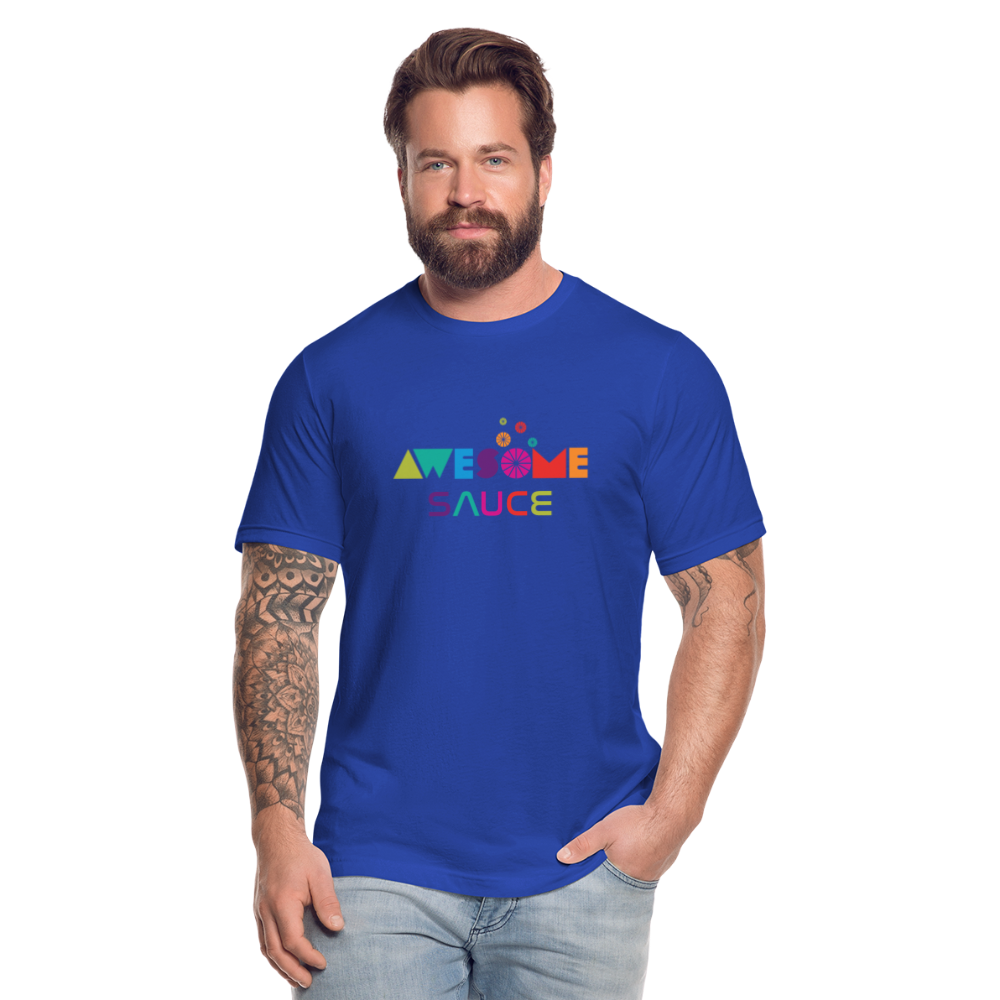 Awesome Sauce! Premium Adult T-Shirt by Bella + Canvas - royal blue