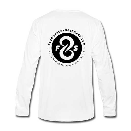 FlowState Premium Long Sleeve T-Shirt - white